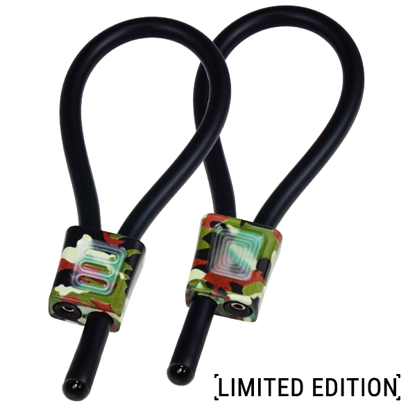 Ilhaerotica - ELECTRASTIM - ANÉIS DE GALO AJUSTVEIS PRESTIGE ELECTRALOOPS CAMUFLAGEM