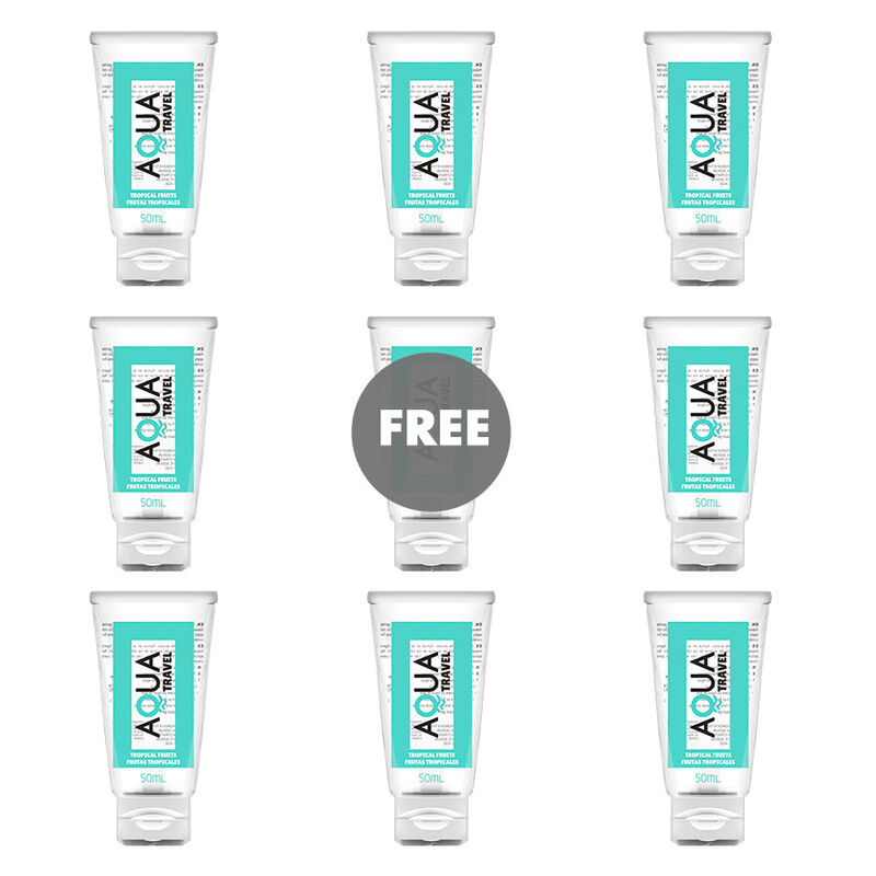 Ilhaerotica - AQUA TRAVEL - TROPICAL FRUITS LUBRIFICANTE À BASE DE ÁGUA - 50 ML 8+1 GRÁTIS