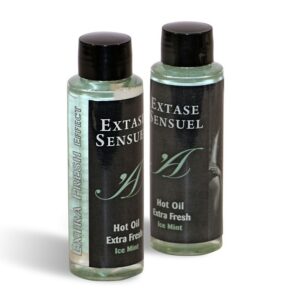 EXTASE SENSUAL – ÓLEO DE MASSAGEM COM EFEITO GELO EXTRA FRESCO 100 ML