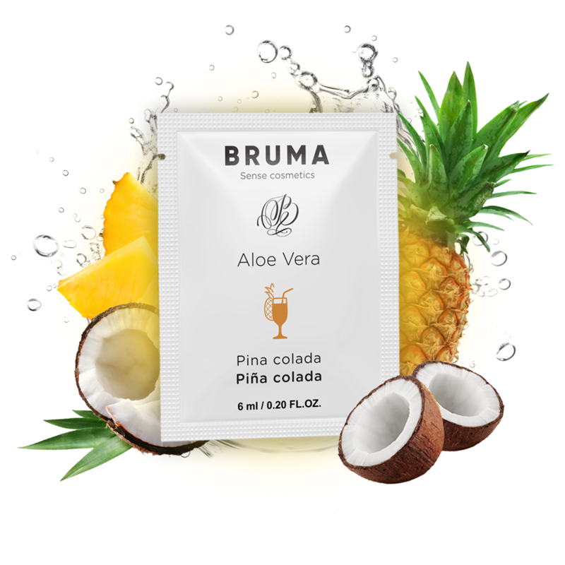 Ilhaerotica - BRUMA - GEL DESLIZANTE DE ALOE VERA SABOR PINA COLADA 6 ML