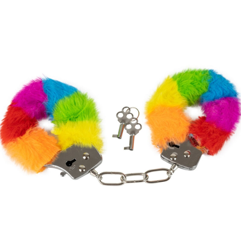 Ilhaerotica - SPENCER & FLEETWOOD - ALGEMAS DE METAL FORRO ARCO-ÍRIS