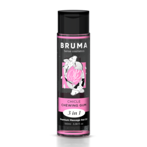 BRUMA – ÓLEO DE MASSAGEM PREMIUM EFEITO CALOR SABOR GOMA 3 EM 1 – 100 ML