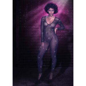CALEXOTICS – RADIANCE BODYSUIT COMPLETO CROTCHLESS RHINE