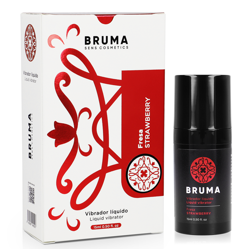 Ilhaerotica - BRUMA - VIBRADOR LÍQUIDO ULTRA DESLIZANTE MORANGO 15 ML