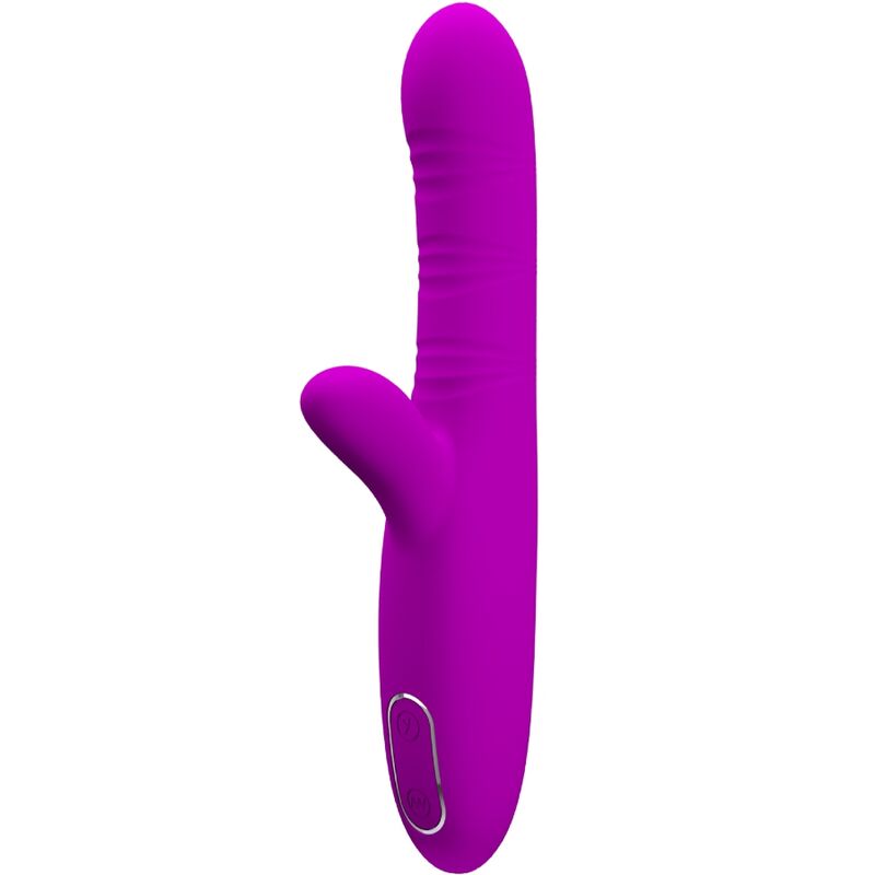 Ilhaerotica - PRETTY LOVE - ANGELIQUE MULTIFUNÇÕES VIBRADOR + ESTIMULADOR DE CLITÓRIS ROXO