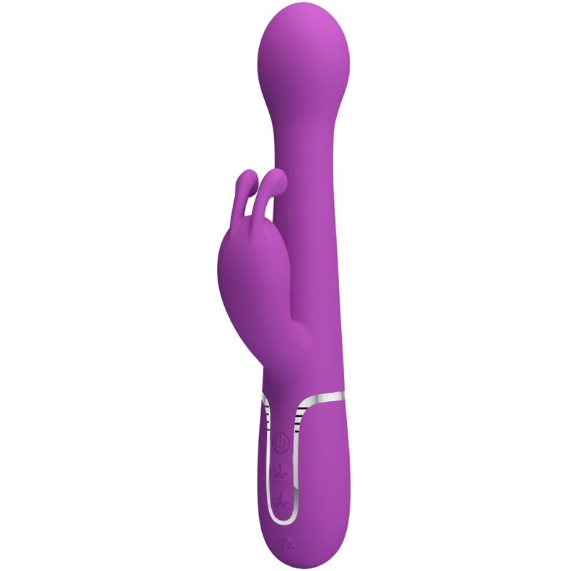 Ilhaerotica - PRETTY LOVE - DEJON 3 EM 1 MULTIFUNCIONAL RABBIT VIBRADOR ROXO