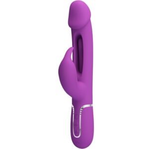 PRETTY LOVE – KAMPAS 3 EM 1 MULTIFUNCIONAL COELHO VIBRADOR ROXO