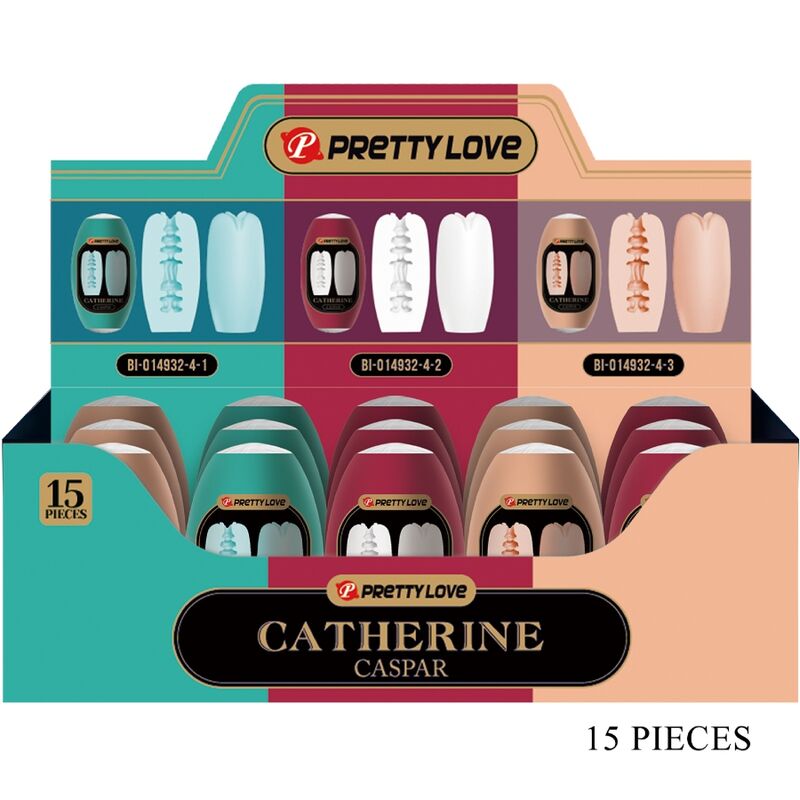 Ilhaerotica - PRETTY LOVE - CASPAR PACK 15 MASTURBADORES MASCULINOS VARIOS