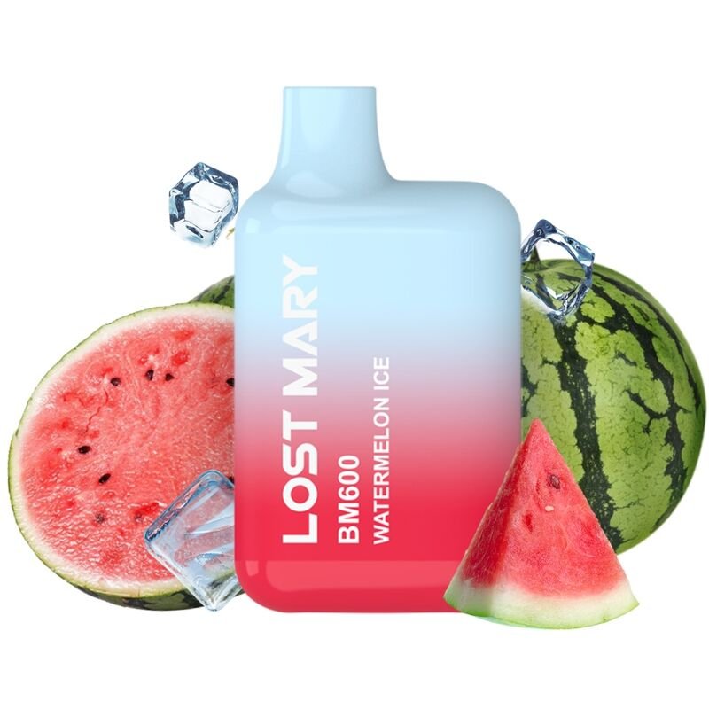 Ilhaerotica - LOST MARY - BM600 NICOTINE VAPER 2% DESCARTÁVEL MELANCIA GELO