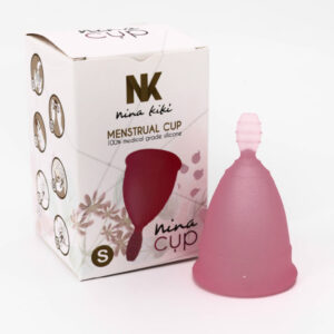 NINA KIKÍ – COPO MENSTRUAL ROSA TAMANHO S 6 + 1 GRTIS