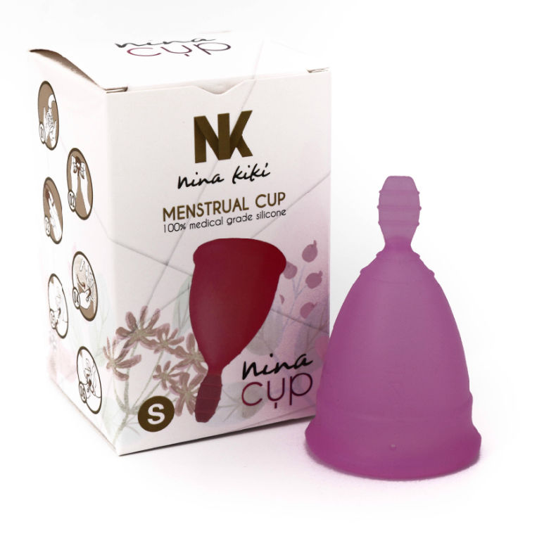 Ilhaerotica - NINA KIKÍ - COPO MENSTRUAL ROXO TAMANHO S 6 + 1 GRTIS
