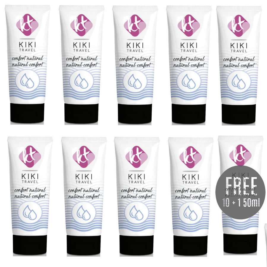 Ilhaerotica - KIKÍ TRAVEL - CONFORT LUBRIFICANTE NATURAL 50 ML 10 + 1 GRÁTIS