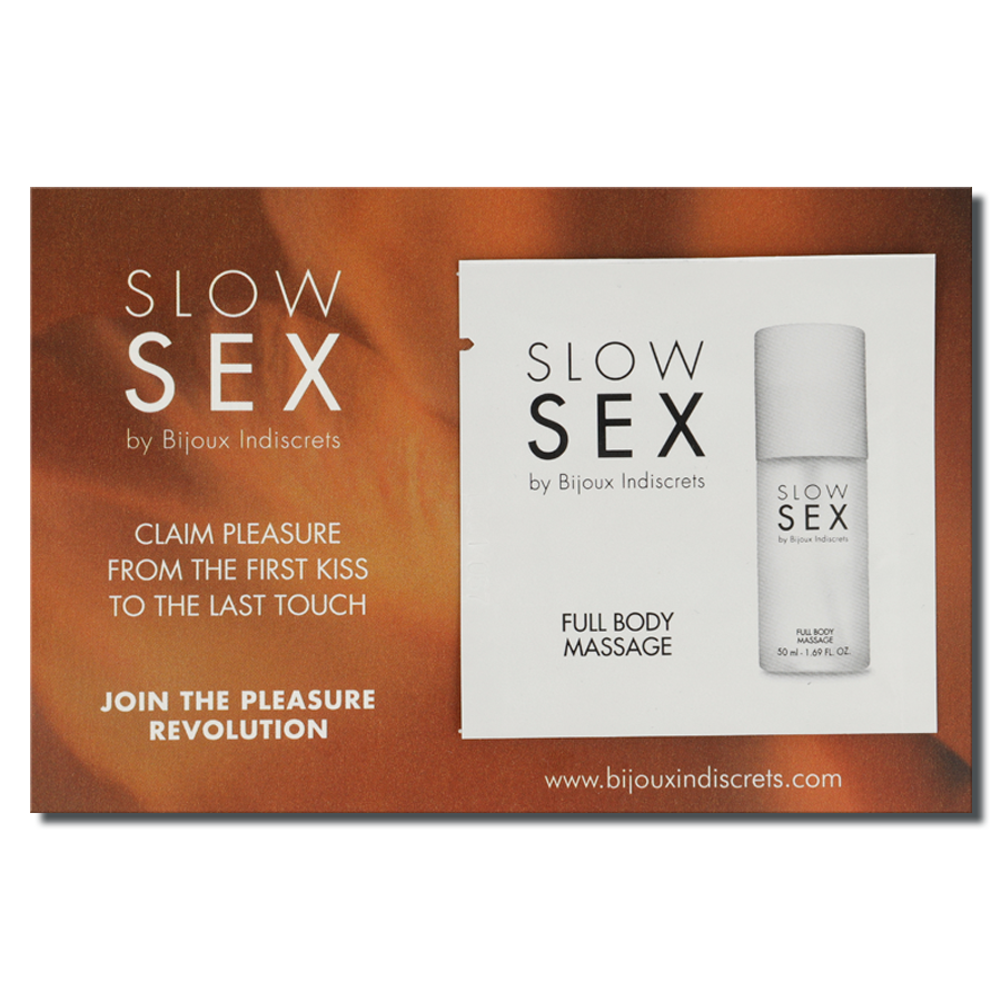 Ilhaerotica - BIJOUX - SLOW SEX GEL DE MASSAGEM DE CORPO INTEIRO 2 ML