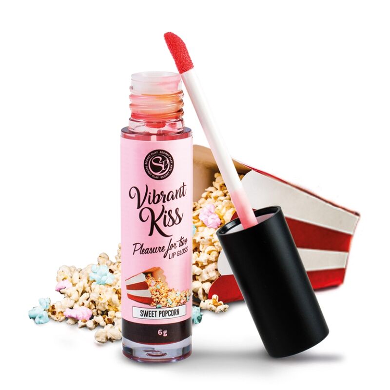 Ilhaerotica - SECRETPLAY - LIP GLOSS VIBRANT KISS DOCE PIPOCA
