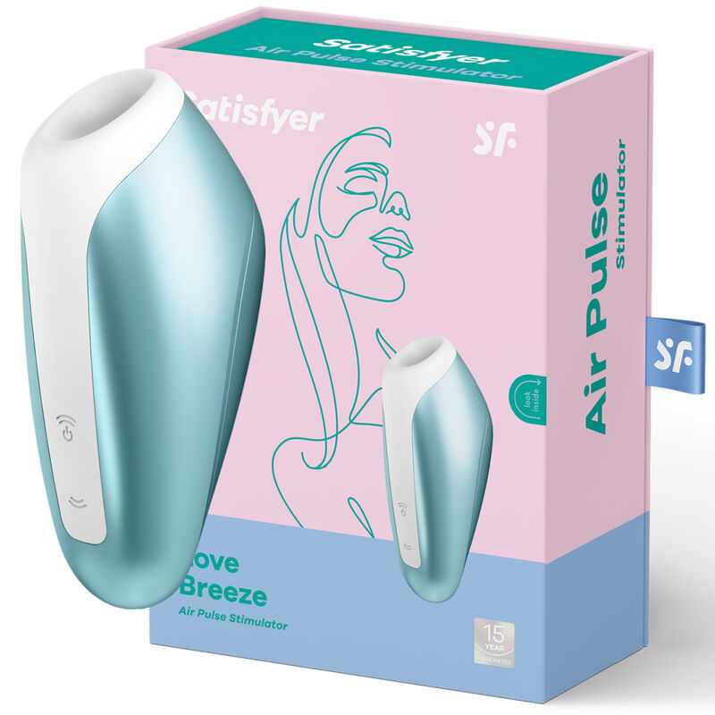 Ilhaerotica - SATISFYER - LOVE BREEZE SUCCIONADOR ICE BLUE