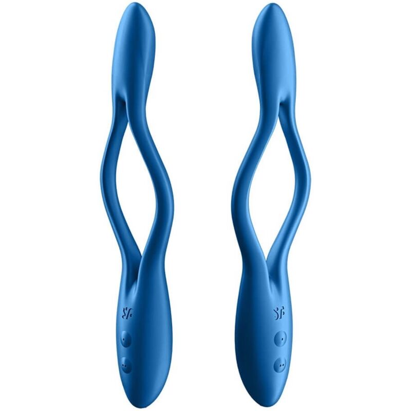 SATISFYER - MULTI VIBRADOR ELASTIC GAME AZUL - Image 2