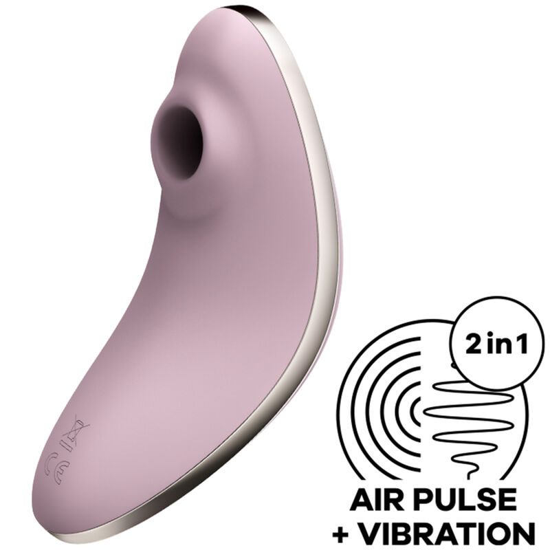 Ilhaerotica - SATISFYER - VULVA LOVER 1 ESTIMULADOR E VIBRADOR DE PULSO DE AR VIOLETA