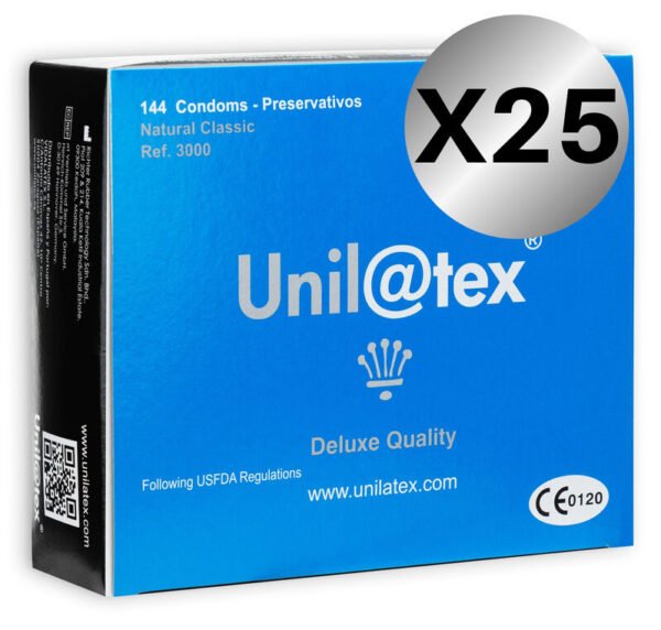 Ilhaerotica - UNILATEX - CONSERVANTES NATURAIS PACK 25 X 144 UNIDADES