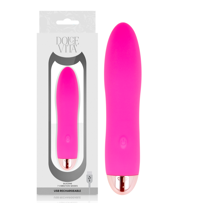 Ilhaerotica - DOLCE VITA - VIBRADOR RECARREGÁVEL QUATRO PINK 7 VELOCIDADES