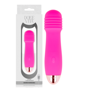 DOLCE VITA – VIBRADOR RECARREGÁVEL DE TRÊS VELOCIDADES PINK 7