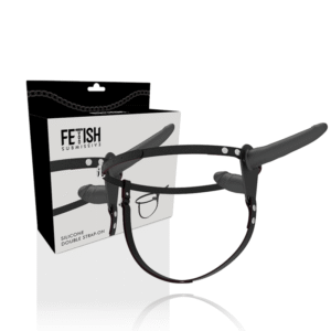 FETISH SUBMISSIVE HARNESS – DUPLA PENETRAO PRETO