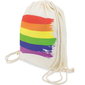 PRIDE – MOCHILA COM BANDEIRA LGBT DE ALGODO