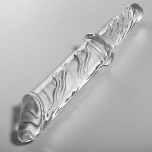 NEBULA SERIES BY IBIZA – MODELO 24 DILDO VIDRO BOROSILICADO TRANSPARENTE 28.5 CM -O- 5 CM