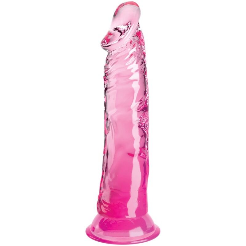 Ilhaerotica - KING COCK - CLEAR PÊNIS REALÍSTICO 19.7 CM ROSA