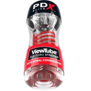 PDX ELITE – STROKER VIEWTUBE 2 COMPRESSO ESPIRAL TRANSPARENTE