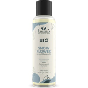 INTIMATELINE LUXURIA – ÓLEO DE MASSAGEM BIO SNOW FLOR 100 ML