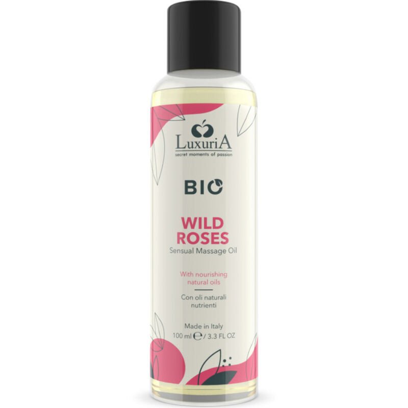 Ilhaerotica - INTIMATELINE LUXURIA - ÓLEO DE MASSAGEM BIO ROSAS SELVAGENS 100 ML