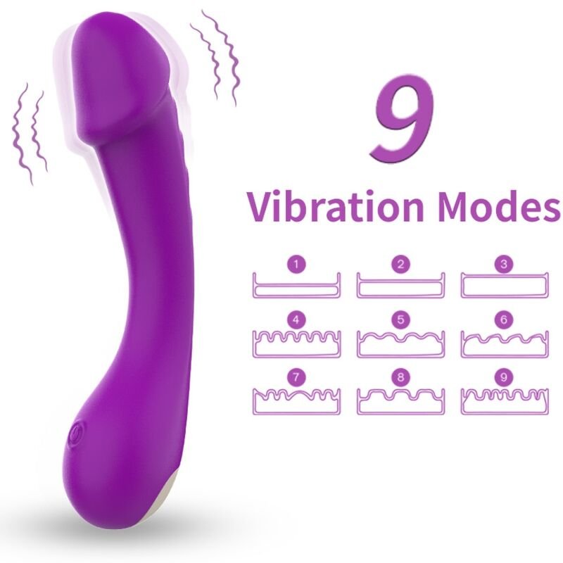 Ilhaerotica - ARMONY - DILDO VIBRADOR G-SPOT SILICONE ROXO