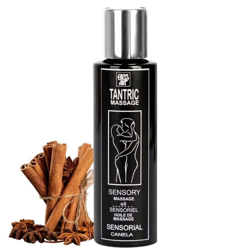 Ilhaerotica - EROS-ART - ÓLEO DE MASSAGEM TÂNTRICA NATURAL E CANELA AFRODISÍACO 100 ML