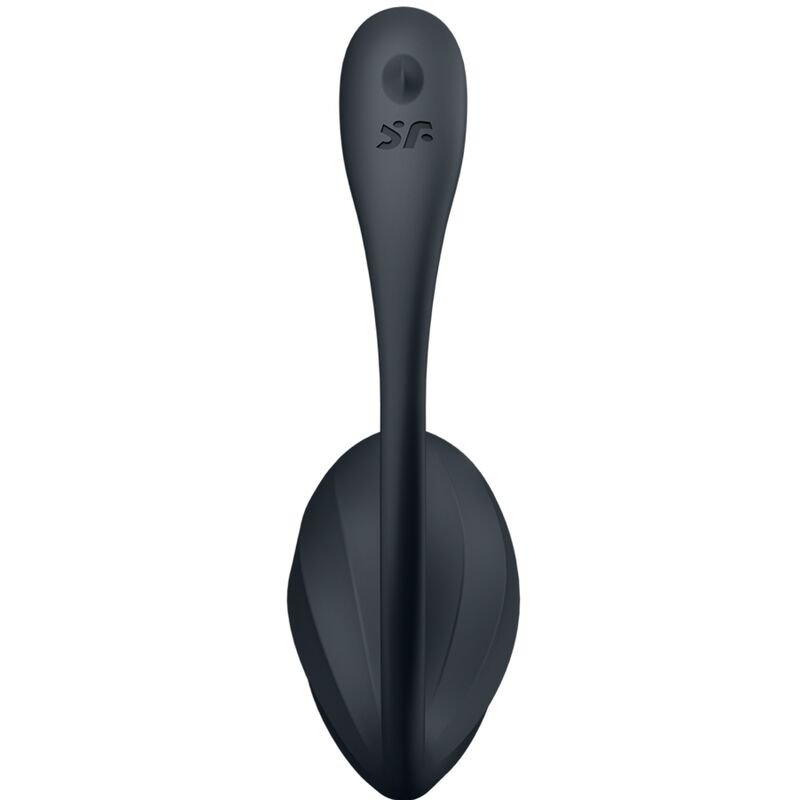 SATISFYER - RIBBED PETAL ESTIMULADOR DE PONTO G CONTROLE REMOTO PRETO APLICATIVO GRATUITO - Image 3