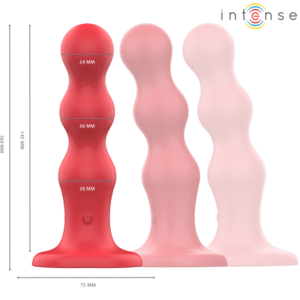 INTENSE – CODY VIBRADOR COM VENTOSA VERMELHO CONTROLE REMOTO