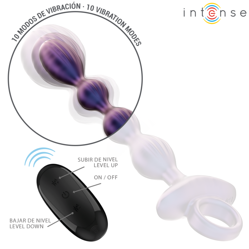 INTENSE - JACKIE VIBRATING ANAL PLUG MODELO 1 CONTROLE REMOTO - Image 3