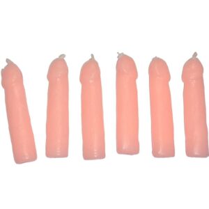 DIABLO PICANTE – 6 VELAS EM FORMA DE PÊNIS DE CARNE