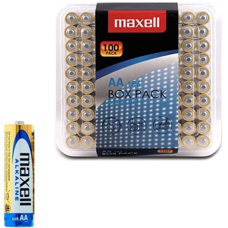 Ilhaerotica - MAXELL - PILHA AA LR6 ALCALINA PACK*100 PILHAS