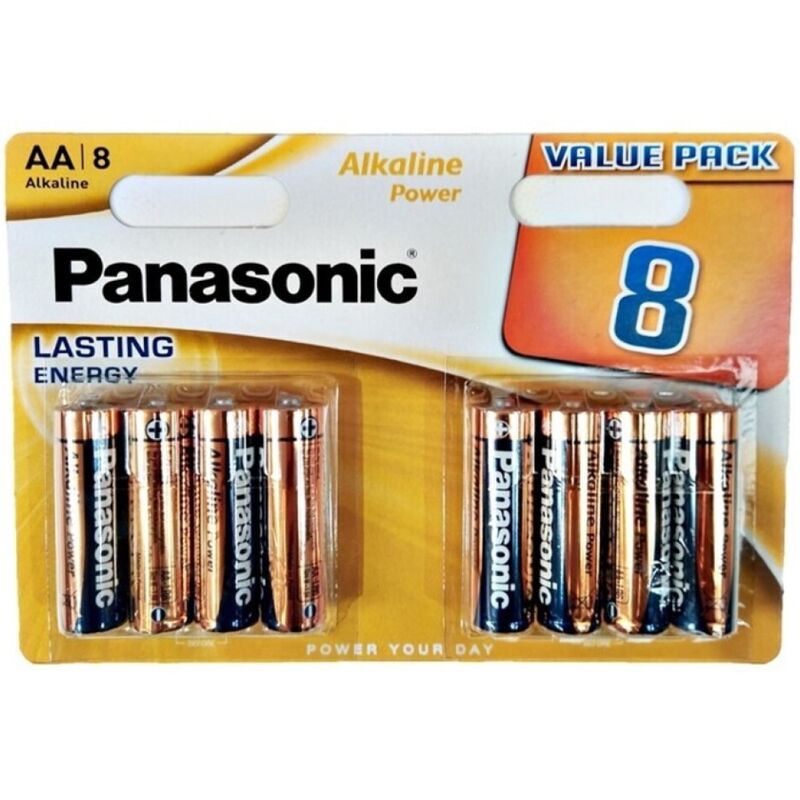 Ilhaerotica - PANASONIC - BATERIA ALCALINA BRONZE AA LR6 BLISTER*8