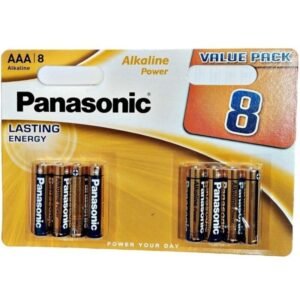 PANASONIC – BATERIA ALCALINA BRONZE AAA LR03 BLISTER*8