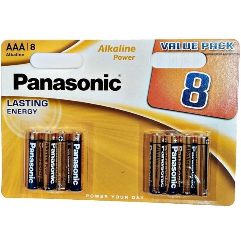 Ilhaerotica - PANASONIC - BATERIA ALCALINA BRONZE AAA LR03 BLISTER*8