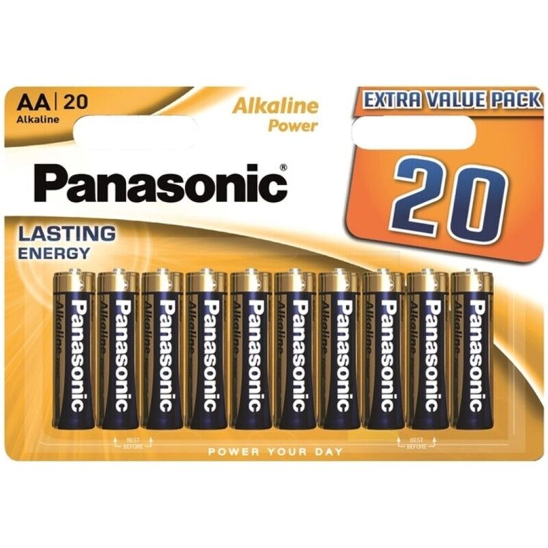 Ilhaerotica - PANASONIC - BATERIA ALCALINA BRONZE AA LR6 BLISTER*20