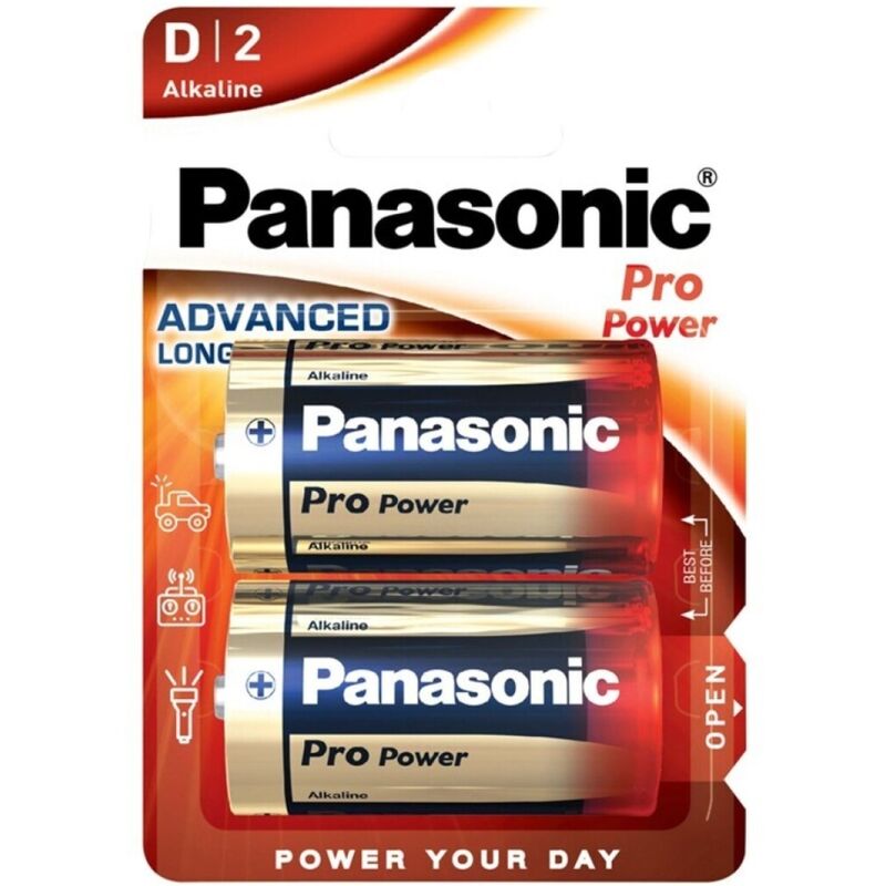 Ilhaerotica - PANASONIC - BATERIA ALCALINA D PRO POWER LR20 BLISTER*2