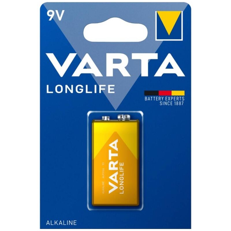 Ilhaerotica - VARTA - BATERIA ALCALINA DE LONGA DURAÇÃO 9V LR61 BLISTER*1