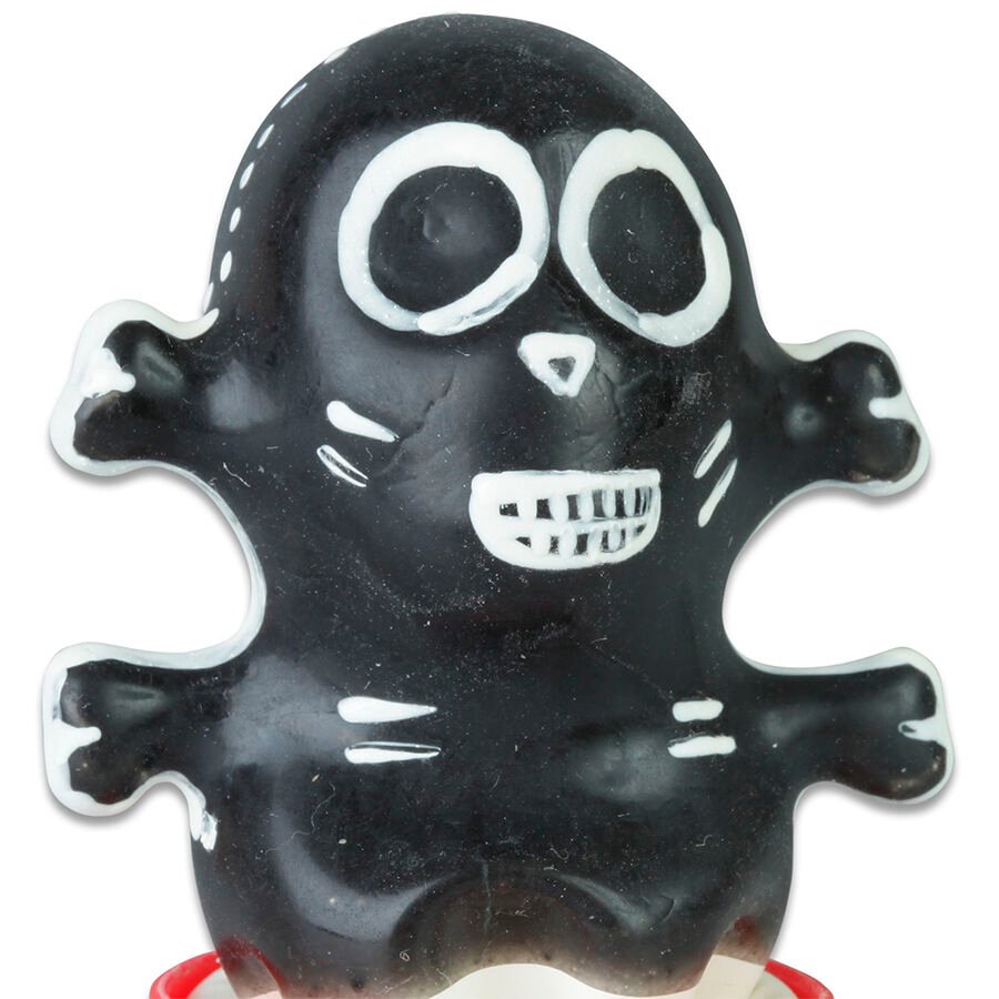 Ilhaerotica - CONDOMERIE - PRESERVATIVOS NOVIDADES PINTADOS À MÃO SKULL BLACK MODELO 1
