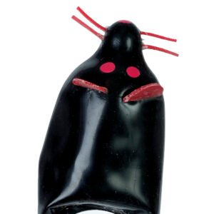 CONDOMERIE – PRESERVATIVOS NOVIDADES PINTADOS À MÃO BLACK MOUSE XL
