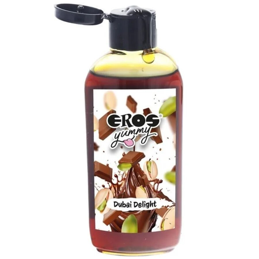 Ilhaerotica - EROS - YUMMY DUBAI DELIGHT LUBRIFICANTE DE PISTACHE E CHOCOLATE 100 ML