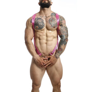 MOB – DNGEON CROSS BACK HARNESS ROSA TAMANHO ÚNICO