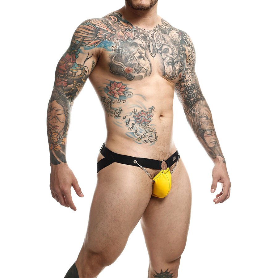 MOB - DNGEON AMARELO JOCKSTRAP COM CORRENTES TAMANHO ÚNICO - Image 3