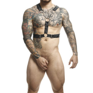 MOB – DNGEON ARREIO PRATEADO COM CORRENTES TAMANHO ÚNICO